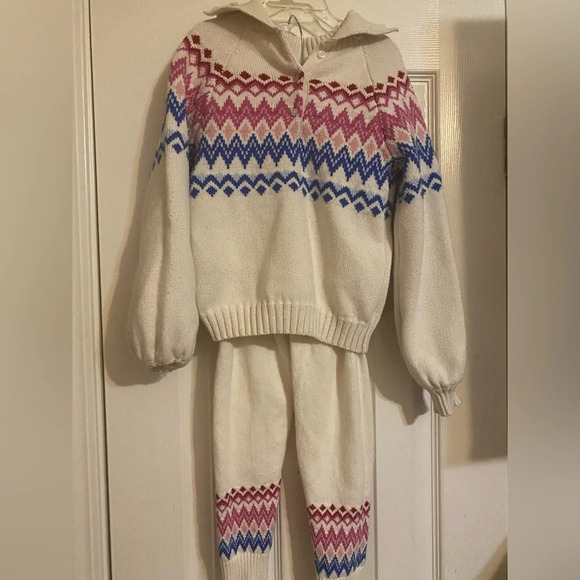 Janie and Jack Fair Isle Turtleneck Sweater Outfit - Picture 1 of 9